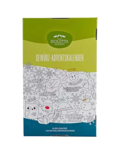 Adventskalender BioLotta 2024 - Vorderseite Adventskalender BioLotta 2024 - Vorderseite