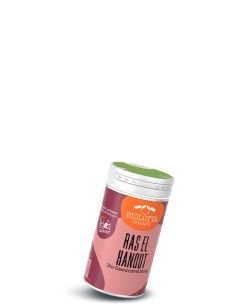 Dose Biolotta Ras el Hanout Bio-Gewürzmischung mit orange-violettem Etikett.