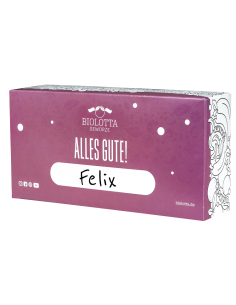 Alles Gute Box zum Selbstbeschriften (mit Namen)