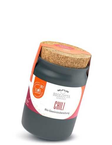 Bio Chili, Gewürzzubereitung (Keramiktöpfchen)