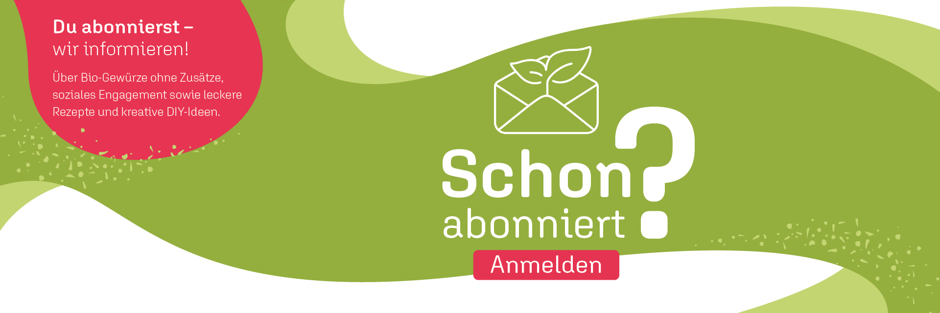 Newsletter Anmeldung